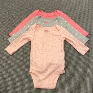 Baby girl essential onesies